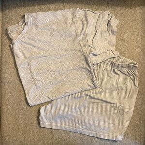 Rae Dunn Pajama Short Set